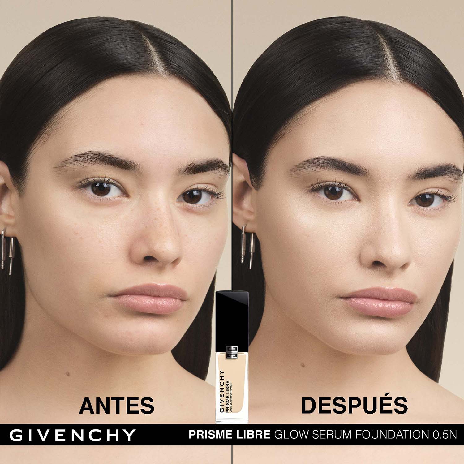 PRISME LIBRE GLOW SERUM FOUNDATION. BASE DE MAQUILLAJE EN SUERO QUE MEJORA LA PIEL, LUMINOSIDAD 24H E HIDRATACIÓN 48 H (BASE DE MAQUILLAJE EN SUERO)